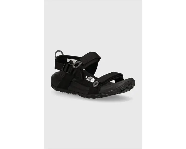 The North Face sandale EXPLORE CAMP femei, culoarea negru, cu platforma, NF0A8ADRKX71