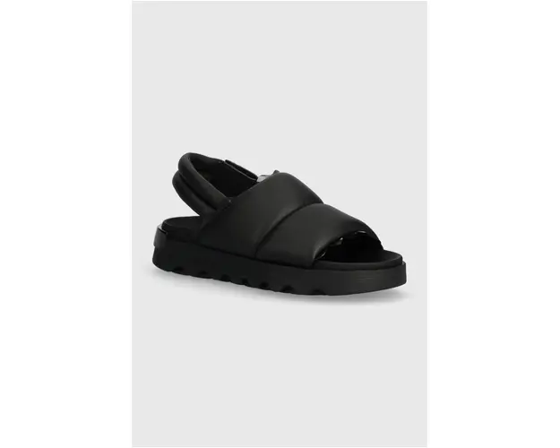 Sorel sandale de piele VIIBE SLINGBACK femei, culoarea negru, 2069941010