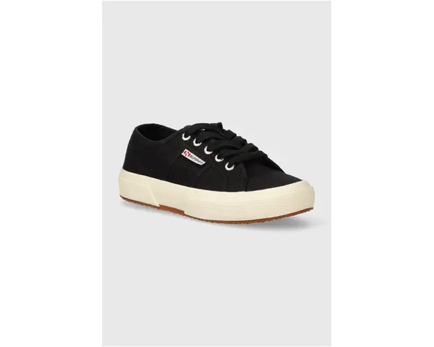 Superga tenisi 2750-COTU CLASSIC femei, culoarea negru, S000010