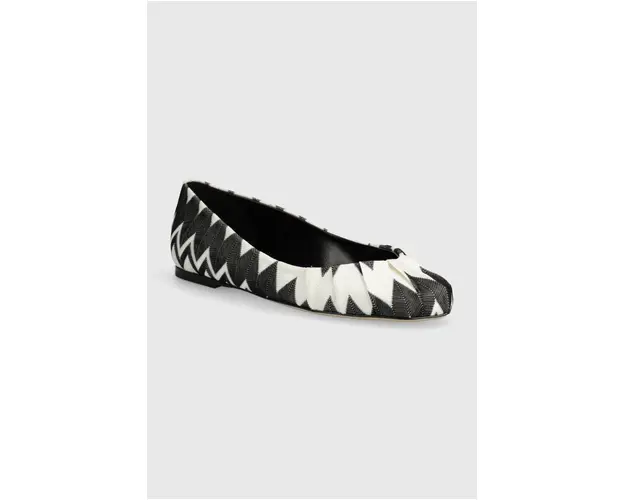 Missoni balerini Iris culoarea negru, M31_022