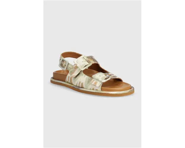 Missoni sandale Mia femei, culoarea bej, M39_024