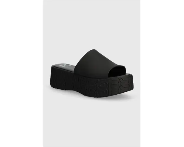 Melissa papuci BECKY + MARC JACOBS AD femei, culoarea negru, cu platforma, M.33968.AP440