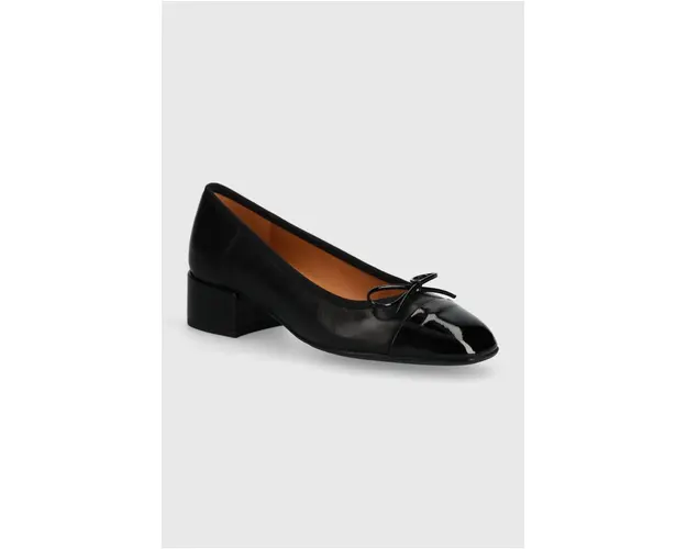 Billi Bi pantofi de piele culoarea negru, cu toc drept, A6050