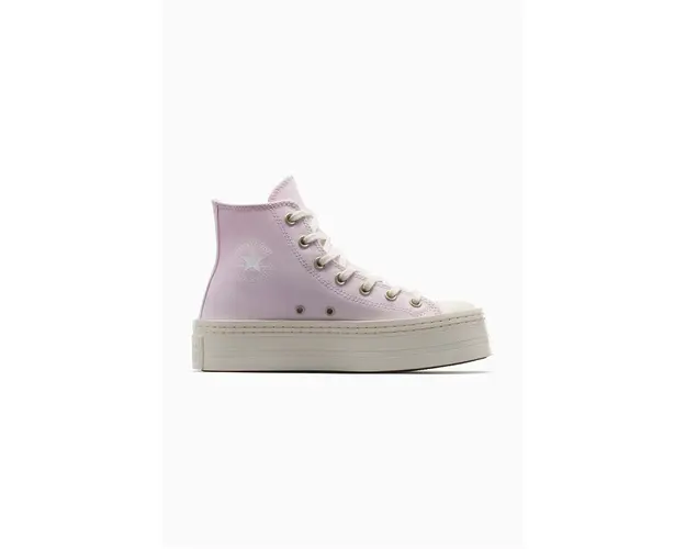 Converse tenisi Chuck Taylor All Star Modern Lift femei, culoarea roz, A07578C