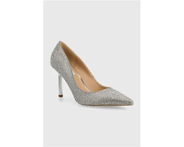 Steve Madden pantofi cu toc Classie-R culoarea argintiu, SM11002906