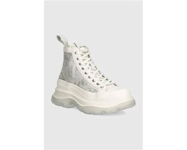 Karl Lagerfeld tenisi LUNA femei, culoarea alb, KL42959G