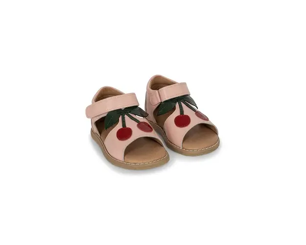 Konges Sløjd sandale din piele pentru copii culoarea roz