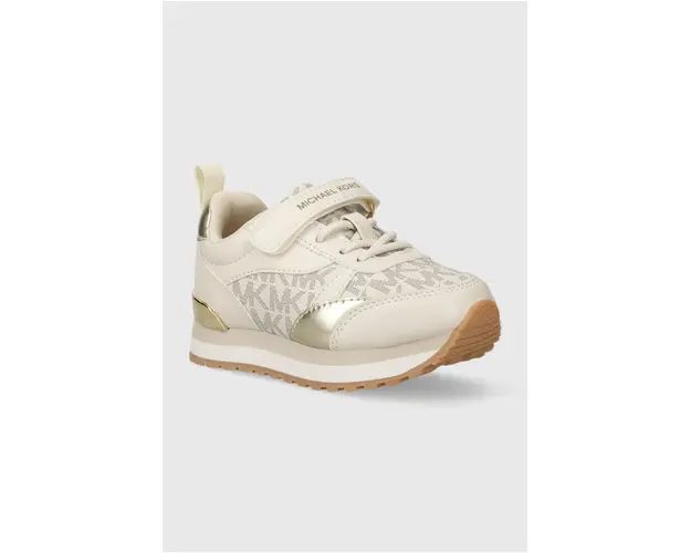 Michael Kors sneakers pentru copii culoarea bej