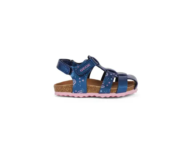 Geox sandale copii SANDAL CHALKI culoarea albastru marin