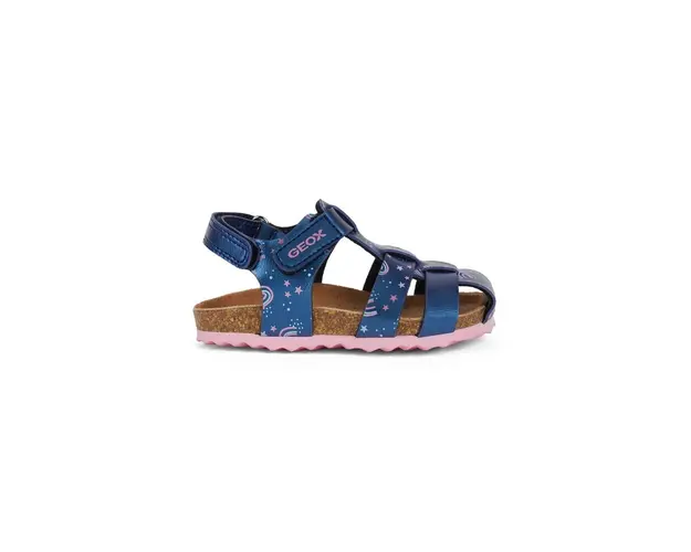 Geox sandale copii SANDAL CHALKI culoarea albastru marin