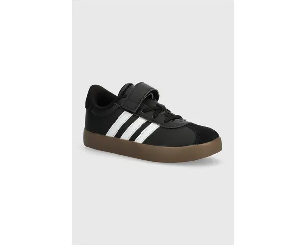 adidas sneakers pentru copii VL COURT 3.0 EL C culoarea negru