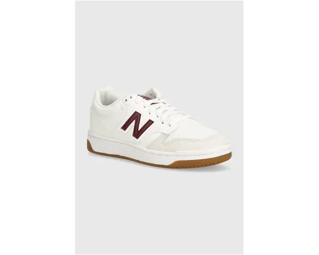 New Balance sneakers pentru copii GSB480FT culoarea alb