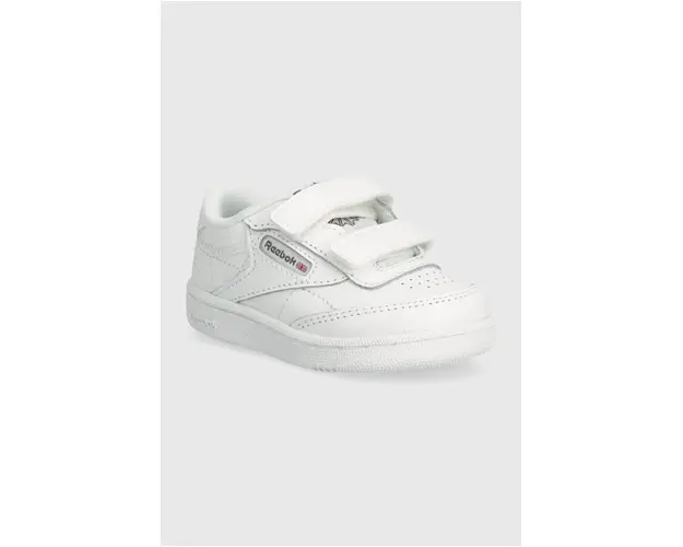 Reebok Classic tenisi din piele copii Club C culoarea alb, 100075007