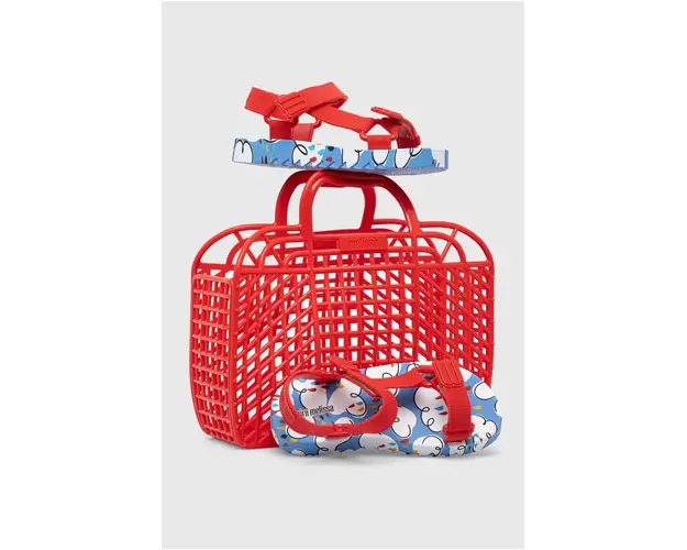 Melissa sandale copii PLAYTIME BB culoarea rosu