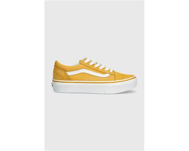 Vans tenisi copii Old Skool Platform culoarea galben