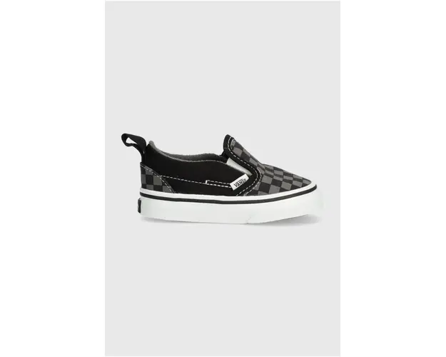 Vans tenisi copii TD Slip-On V culoarea negru