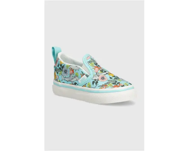 Vans tenisi copii TD Slip-On V culoarea turcoaz