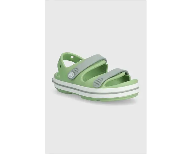 Crocs sandale copii CROCBAND CRUISER SANDAL culoarea verde