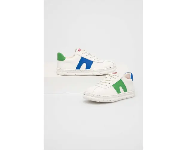 Camper tenisi din piele copii culoarea bej, TWS