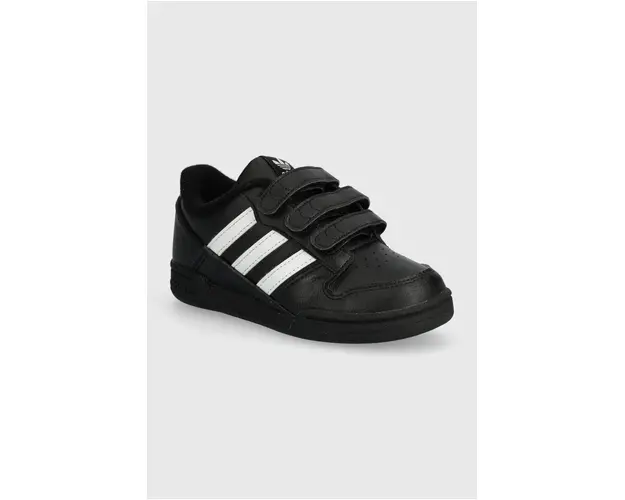 adidas Originals tenisi din piele copii culoarea negru