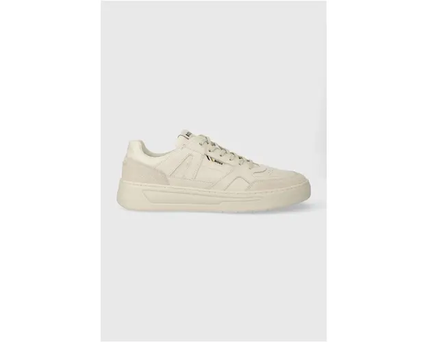 BOSS sneakers din piele Baltimore culoarea bej, 50512375