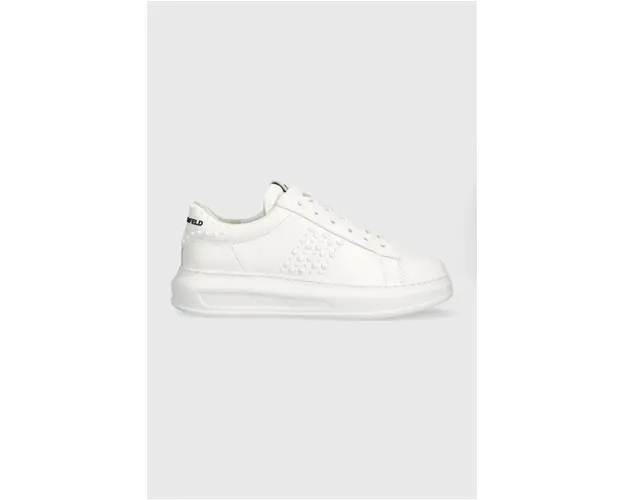 Karl Lagerfeld sneakers din piele KAPRI MENS culoarea alb, KL52574
