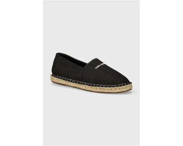 Karl Lagerfeld espadrile KAMINO culoarea negru, KL70104