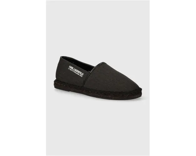 Karl Lagerfeld espadrile KAMINO culoarea negru, KL70119