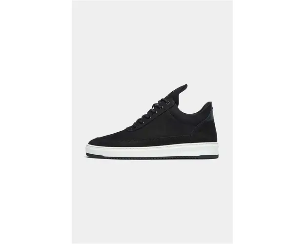 Filling Pieces sneakers din piele intoarsa Low top Base culoarea negru, 10120591861