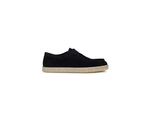 Geox sneakers din piele intoarsa U OSTUNI culoarea albastru marin, U36GVB 00022 C4002