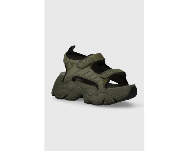 Buffalo sandale Binary Track Bs barbati, culoarea verde, 1441020.KHA
