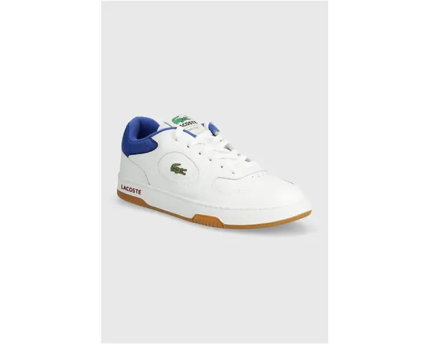 Lacoste sneakers din piele Lineset Contrasted Collar Leather culoarea alb, 47SMA0060