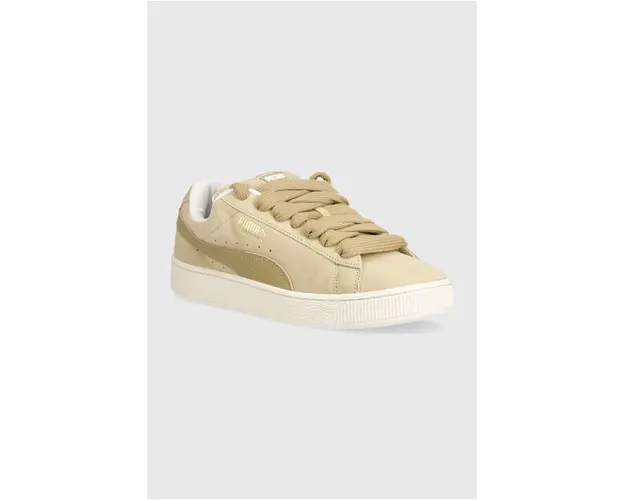Puma sneakers din piele Suede XL culoarea bej, 395205