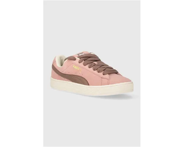 Puma sneakers din piele Suede XL culoarea roz 395205