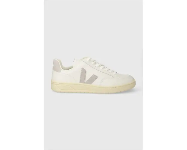 Veja sneakers din piele V-12 culoarea alb, XD0203484