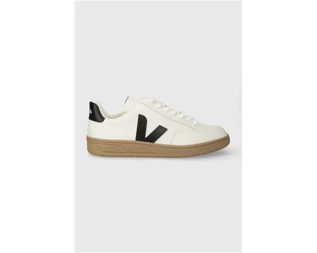 Veja sneakers din piele V-12 culoarea alb, XD0203640