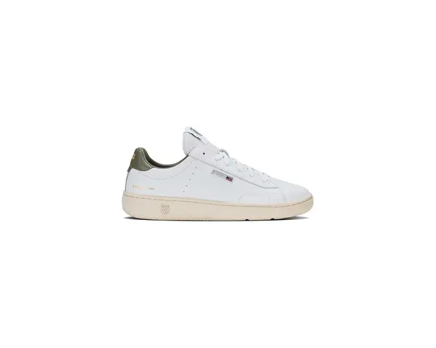 K-Swiss sneakers din piele SLAMMKLUB CC culoarea alb