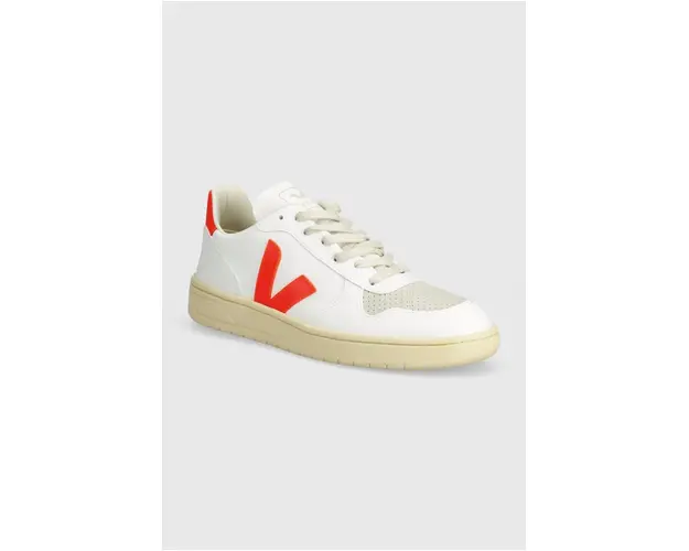 Veja sneakers V-10 culoarea alb, VX0703152
