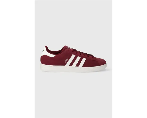 adidas Originals sneakers din piele intoarsa Campus 2 culoarea bordo