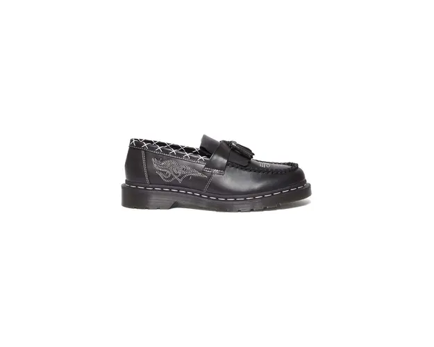 Dr. Martens mocasini de piele Adrian Gothic Americana culoarea negru, DM31626001
