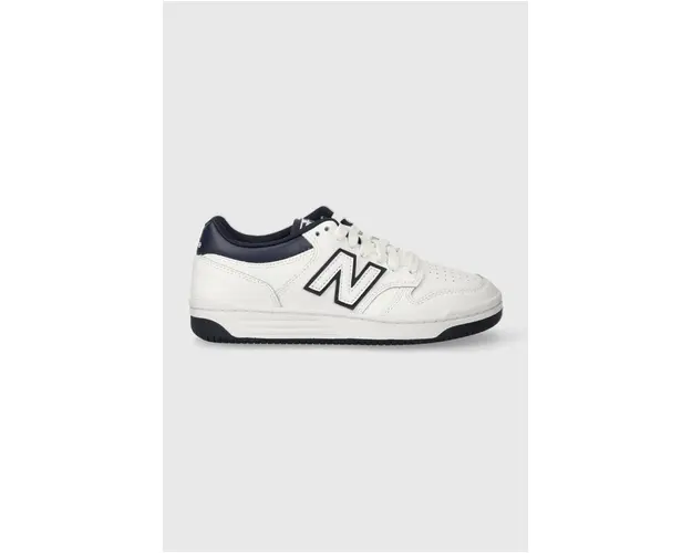 New Balance sneakers BB480LWN culoarea alb