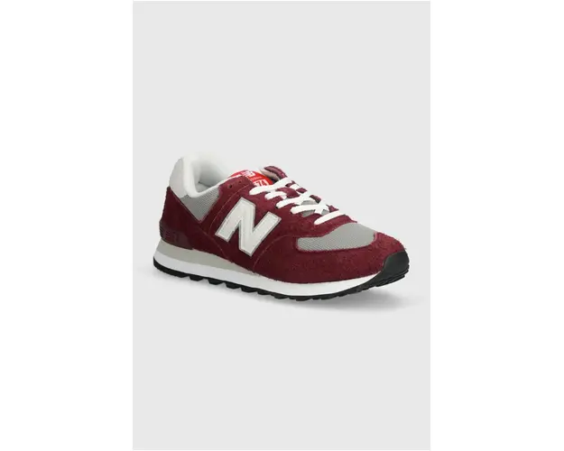 New Balance sneakers 574 culoarea bordo, U574BGH