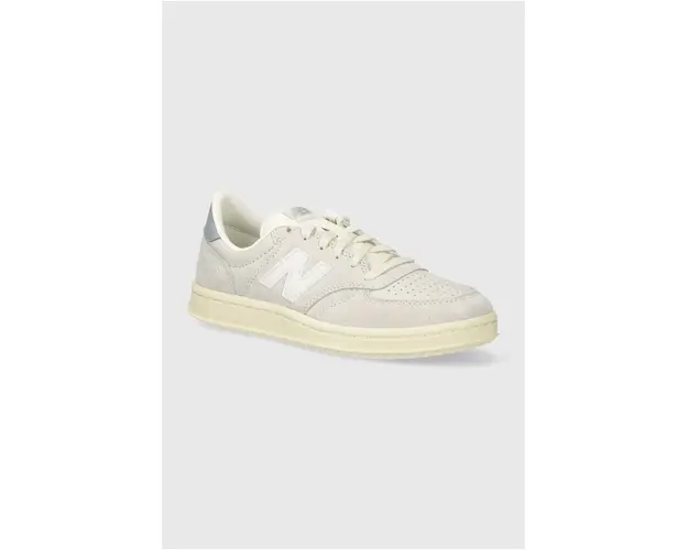 New Balance sneakers din piele intoarsa 500 culoarea gri, CT500AG