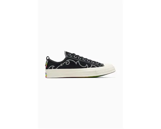 Converse tenisi Chuck 70 OX Pride culoarea negru, A10215C