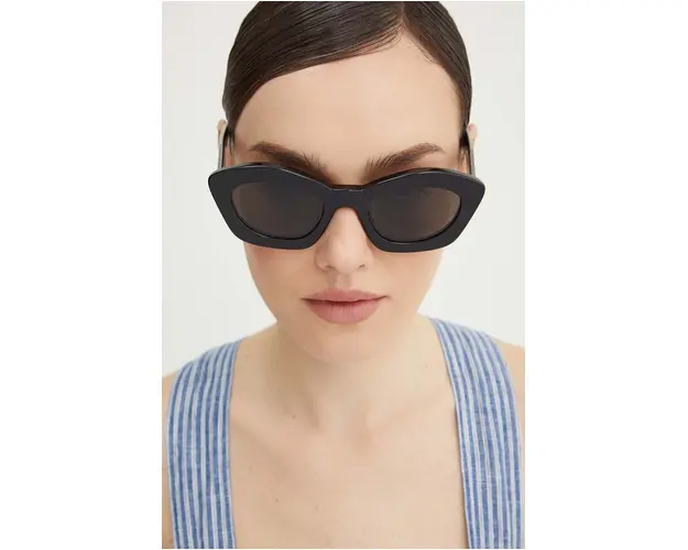 Marni ochelari de soare femei, culoarea negru, EYMRN00020.004.EWS