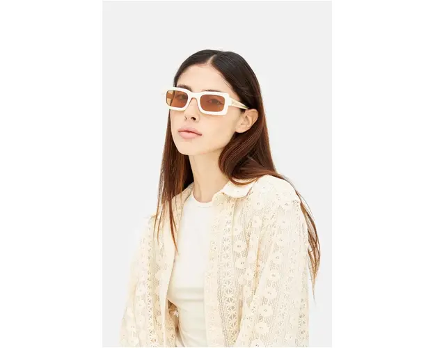 Marni ochelari de soare Lake Vostok Panna femei, culoarea bej, EYMRN00004.003.SIN