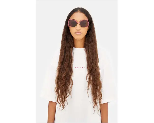 Marni ochelari de soare femei, culoarea maro, EYMRN00058.004.U25