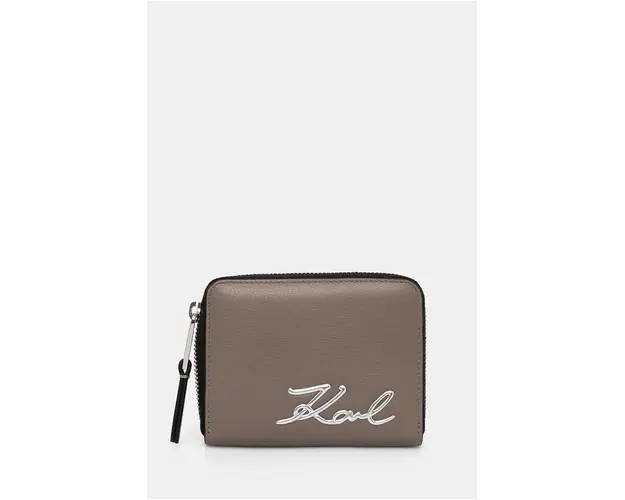 Karl Lagerfeld portofel femei, culoarea maro