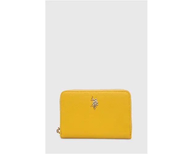 U.S. Polo Assn. portofel femei, culoarea galben