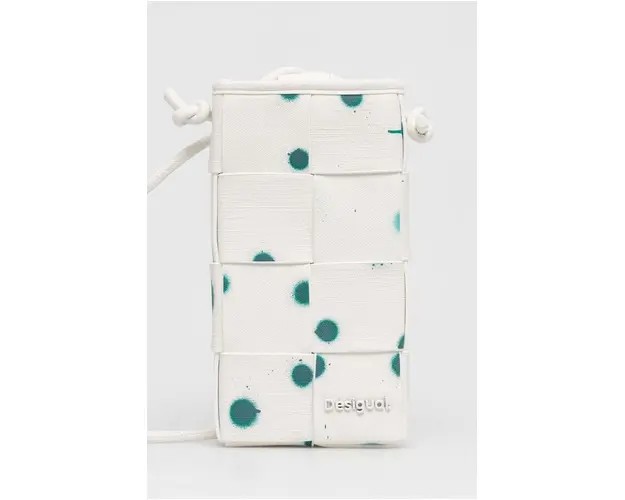 Desigual carcasa de telefon culoarea alb